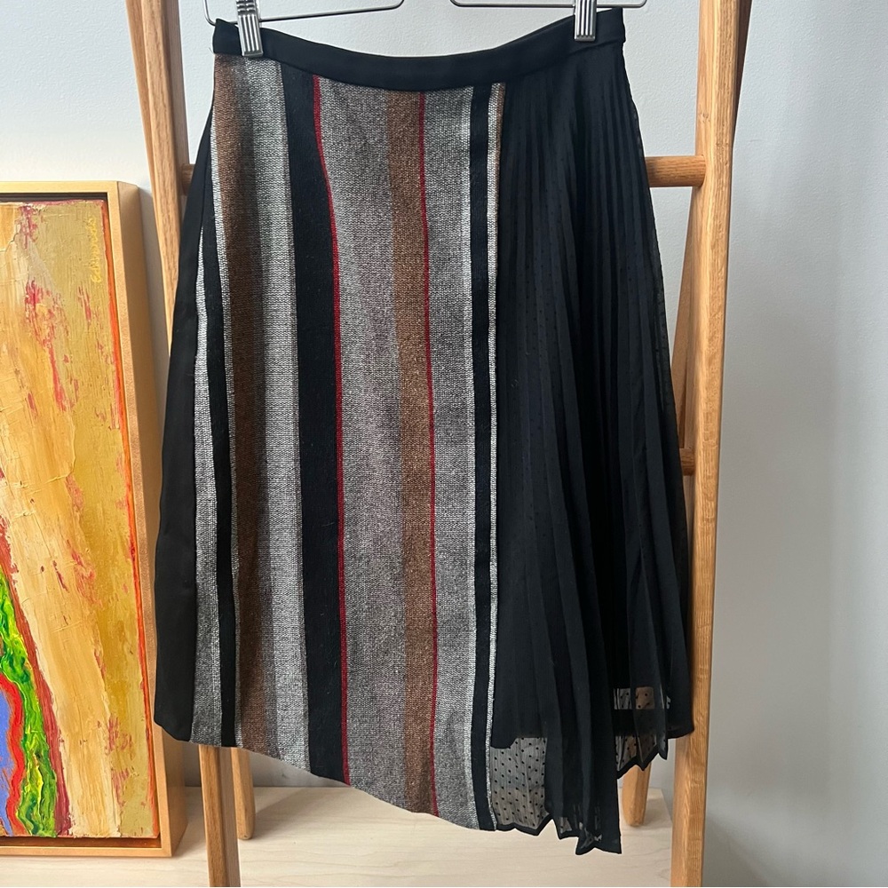LAST CHANCE❗️2/10 - Vintage Anthropologie Eva Franco Multicolor Striped Skirt